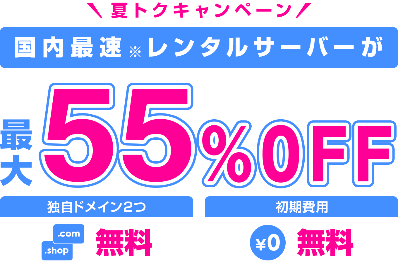 レンタルサーバー最大55%OFF！今ならWINGパック「ベーシックプラン」が月額643円～使える！